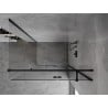 Mexen Mist H T shower enclosure right hinged 75 x 120 cm, transparent, black - 8A5T-075-120-70-00-P