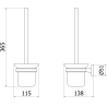 Mexen Remo toilet brush, white - 7050750-20