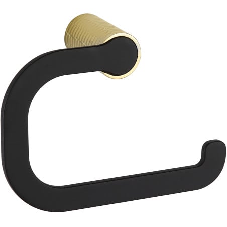 Mexen Base toilet paper holder, black/gold - 7088233-57