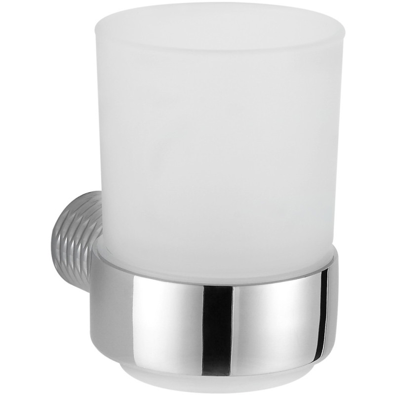 Mexen Base toothbrush mug, chrome - 7088238-00