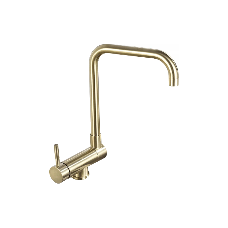 Mexen Madox under-window kitchen tap, brushed gold - 672000-50