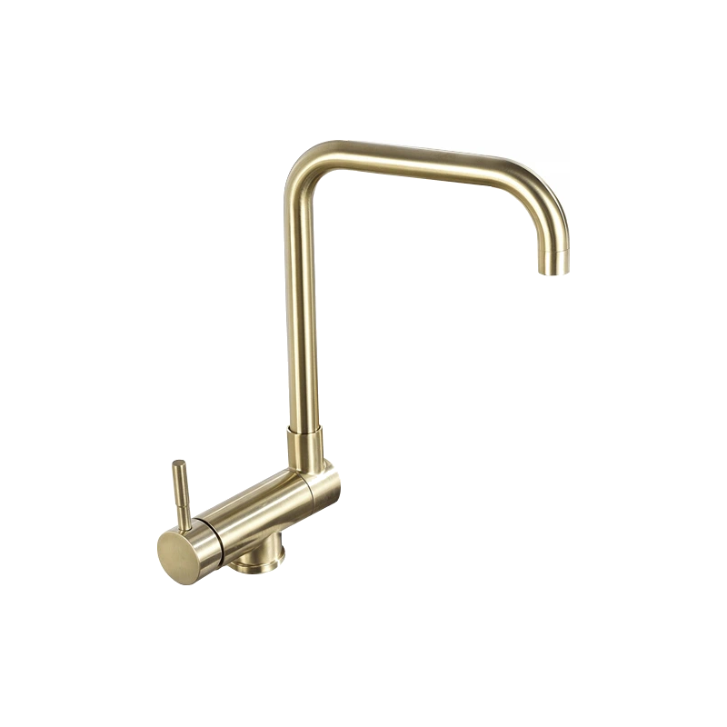 Mexen Madox window kitchen faucet, brushed gold - 672000-50
