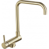 Mexen Madox under-window kitchen tap, brushed gold - 672000-50