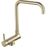 Mexen Madox window kitchen faucet, brushed gold - 672000-50
