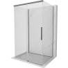 Mexen Rox-3S 3-sided sliding shower enclosure 115 x 75 cm, transparent, gun metal - 8C2-115-075-95-00-3S