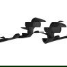 Mexen Base quadruple towel hook, Black - 70882354-70
