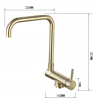 Mexen Madox under-window kitchen tap, brushed gold - 672000-50