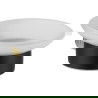 Mexen Base soap dish, Black/gold - 7088239-57