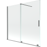 Mexen Velar 2-panel Sliding Bathtub Screen 170 x 150 cm, Transparent, Gun Metal - 896-170-000-01-95