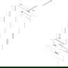 Mexen Velar 2-wing sliding bathtub screen 180 x 150 cm, transparent, gun metal - 896-180-000-01-95