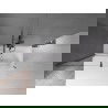 Mexen Velar 2-panel sliding bathtub screen 160 x 150 cm, transparent, gun metal - 896-160-000-01-95