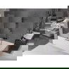 Mexen Velar 2-wing sliding bathtub screen 130 x 150 cm, transparent, gun metal - 896-130-000-01-95