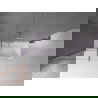 Mexen Velar 2-panel sliding bathtub screen 150 x 150 cm, transparent, brushed nickel - 896-150-000-01-97