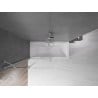Mexen Velar 2-panel sliding bathtub screen 100 x 150 cm, transparent, brushed nickel - 896-100-000-01-97