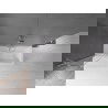 Mexen Velar sliding shower screen 2-panel 90 x 150 cm, transparent, brushed nickel - 896-090-000-01-97
