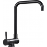 Mexen Madox under-window kitchen mixer tap, Black - 672000-70