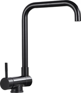 Mexen Madox under-window kitchen mixer tap, Black - 672000-70