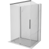 Mexen Rox-3S 3-wall sliding shower cabin 145 x 110 cm, transparent, gun metal - 8C2-145-110-95-00-3S