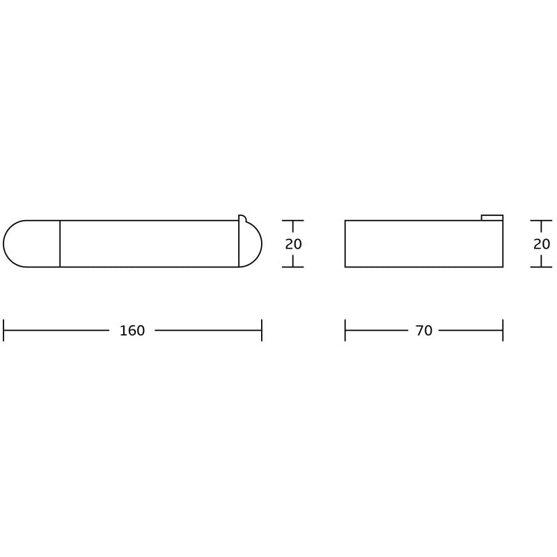 Mexen Adox toilet paper holder, chrome - 7018233-00