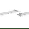 Mexen Adox hanging glass shelf, Chrome - 7018237-00