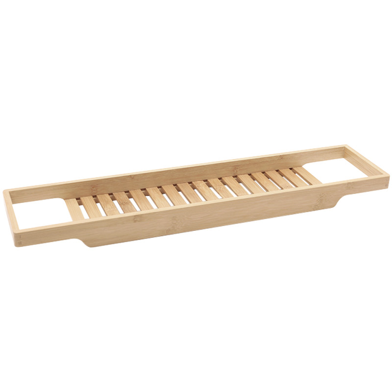 Mexen Bamboo 70 cm bathtub shelf, natural bamboo - 701070-00