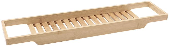 Mexen Bamboo 70 cm bathtub shelf, natural bamboo - 701070-00