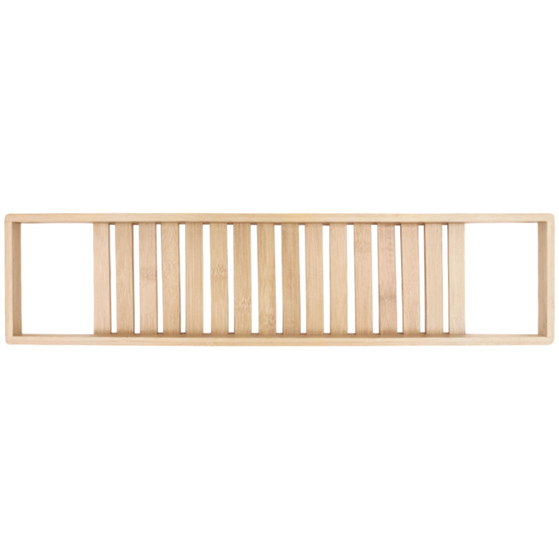 Mexen Bamboo 80 cm bathtub shelf, natural bamboo - 701080-00