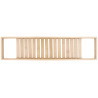 Mexen Bamboo 80 cm bathtub shelf, natural bamboo - 701080-00