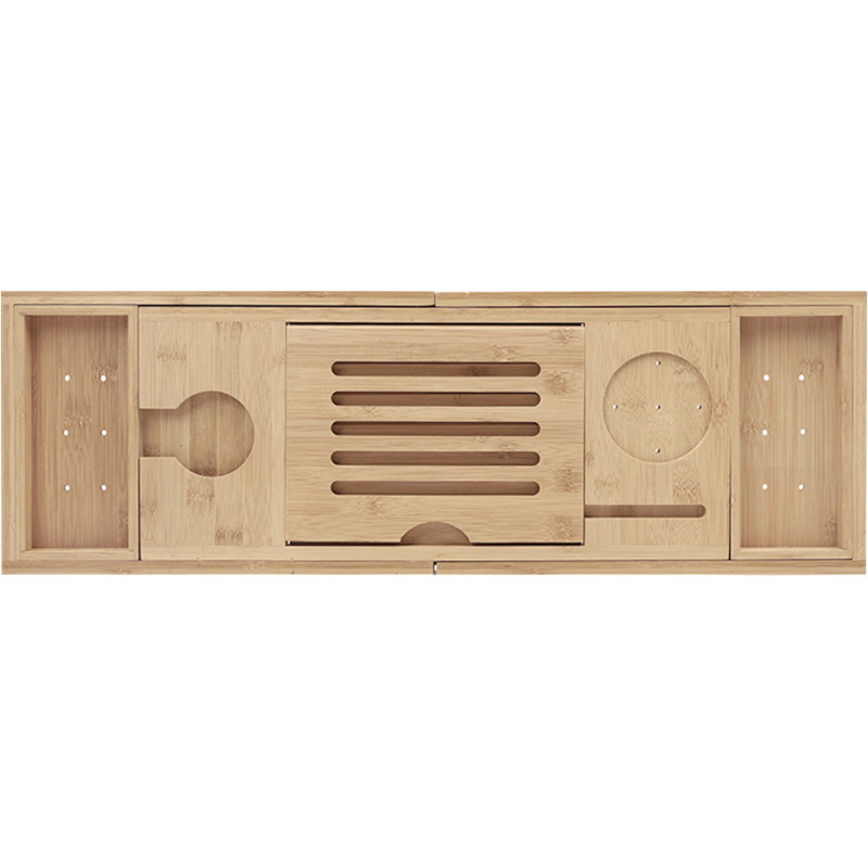 Mexen Bamboo shelf for a bathtub 70-105 cm, natural bamboo - 701170-00