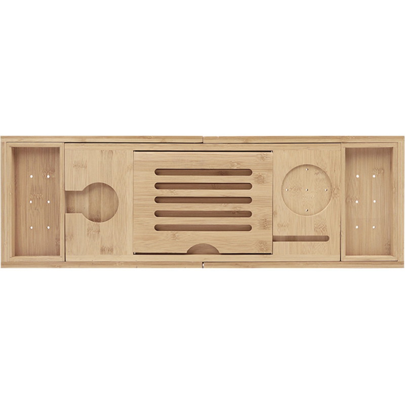 Mexen Bamboo shelf for bathtub 70-105 cm, natural bamboo - 701170-00