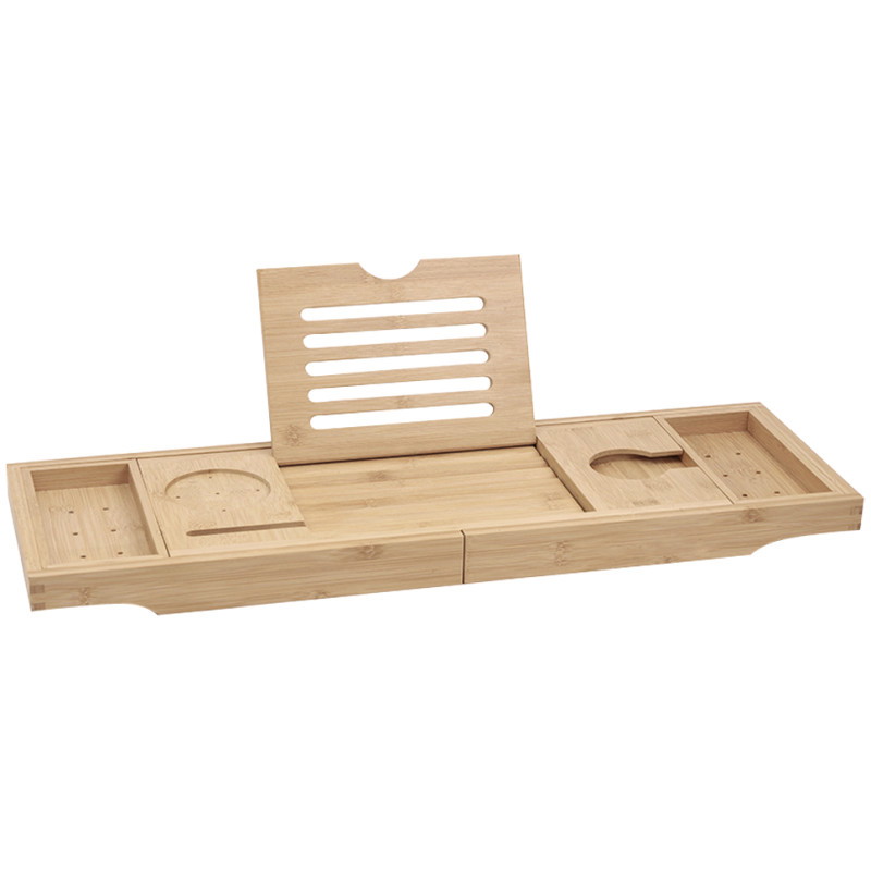 Mexen Bamboo shelf for a bathtub 70-105 cm, natural bamboo - 701170-00