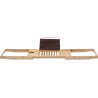 Mexen Bamboo bathtub shelf 70-100 cm, natural bamboo - 701270-00