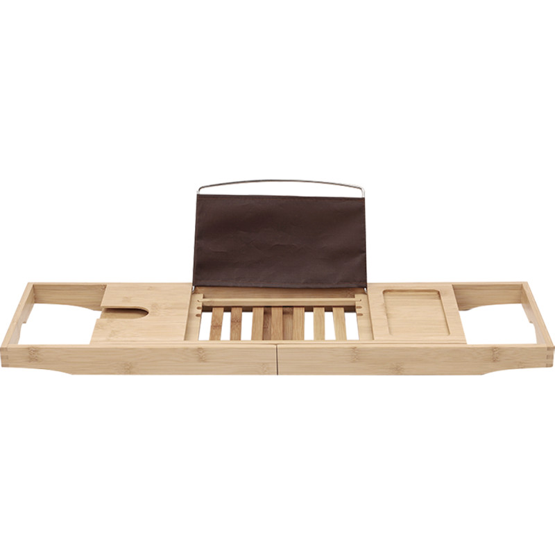 Mexen Bamboo bathtub shelf 70-100 cm, natural bamboo - 701270-00