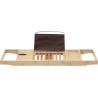 Mexen Bamboo bathtub shelf 70-100 cm, natural bamboo - 701270-00