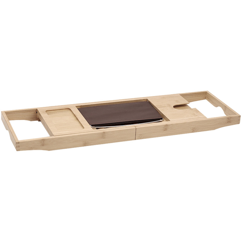 Mexen Bamboo bathtub shelf 70-100 cm, natural bamboo - 701270-00