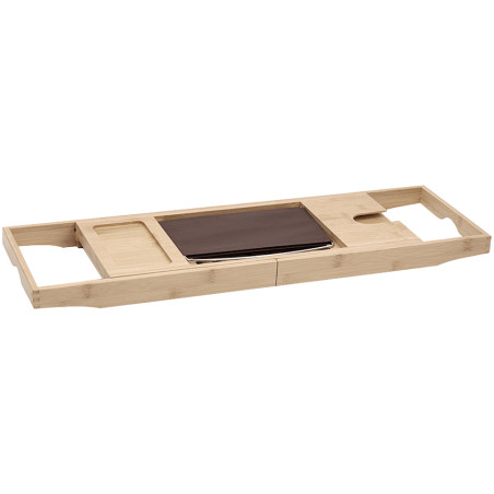 Mexen Bamboo bathtub shelf 70-100 cm, natural bamboo - 701270-00
