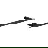 Mexen Adox towel rack, Black - 7018224-70