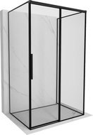 Mexen Rox-3S 3-wall Sliding Shower Enclosure Right 105 x 80 cm, Black Frame, Black - 8C2-105-080-70-70-3S-P