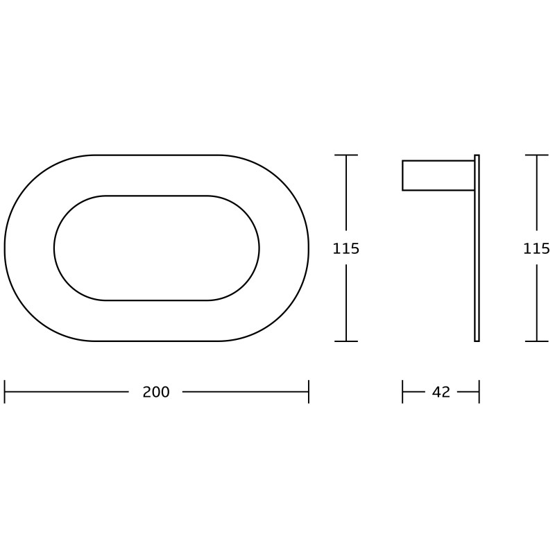 Mexen Adox towel rack, gold - 7018232-50