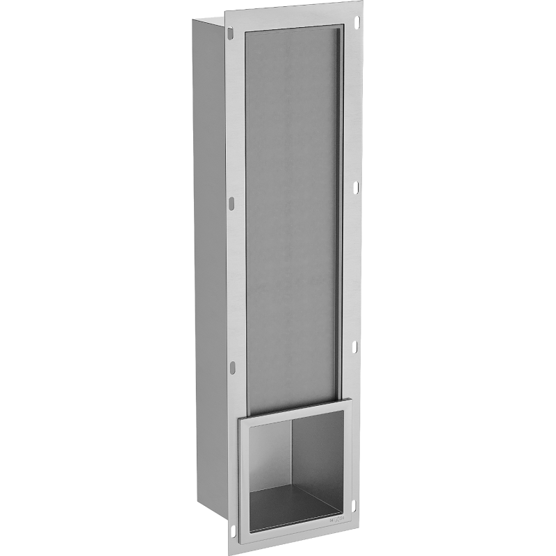 Mexen X-Wall-B toilet paper magazine, inox - 1915