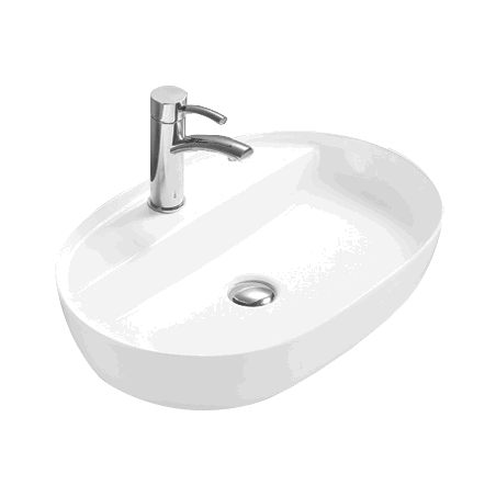 Mexen Adel countertop washbasin 60 x 41 cm, white - 22166000