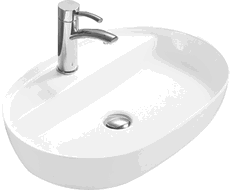 Mexen Adel countertop washbasin 60 x 41 cm, white - 22166000