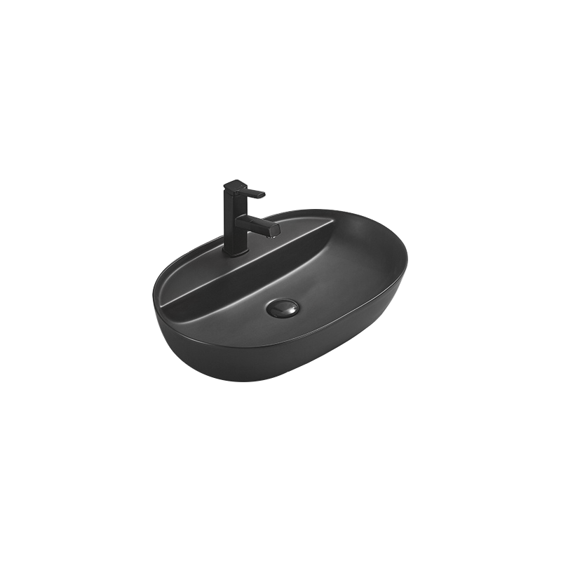 Mexen Adel countertop washbasin 60 x 41 cm, black matte - 22166085