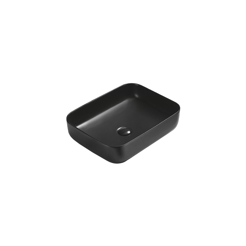 Mexen Carla countertop washbasin 50 x 39 cm, Black matt - 21555085