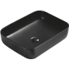 Mexen Carla countertop washbasin 50 x 39 cm, matte black - 21555085