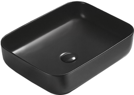 Mexen Carla countertop washbasin 50 x 39 cm, matte black - 21555085