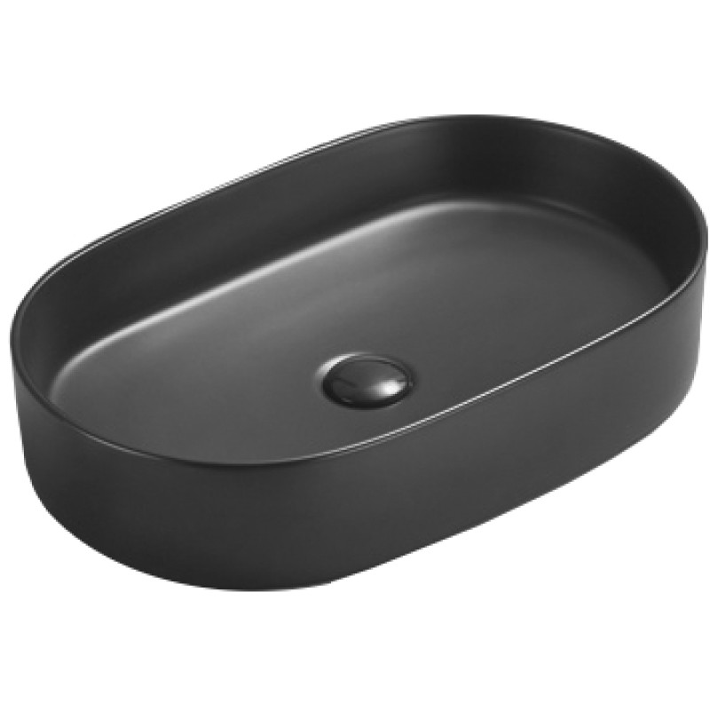 Mexen Celia countertop sink 60 x 38 cm, black matte - 22206085