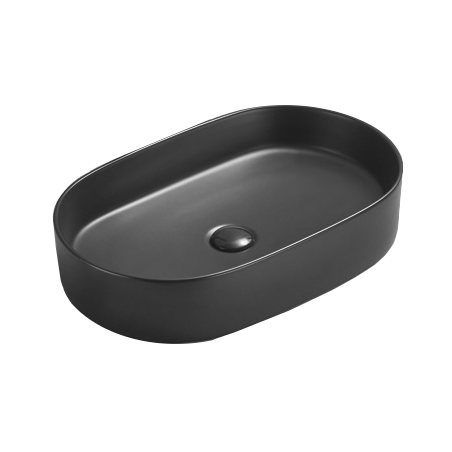 Mexen Celia countertop sink 60 x 38 cm, black matte - 22206085