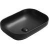 Mexen Daria countertop washbasin 50 x 35 cm, black matte - 21935085
