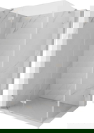 Mexen Lunar left-hinged shower cabin 80 x 90 cm, transparent, brushed nickel - 834-080-090-97-00-L